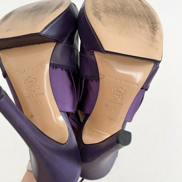 π― Nicholas Kirkwood Peep-Toe Corset Platforms - Picture 8 of 17